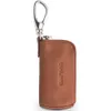 Moda Portátil Genuine Leather Mini Bolso Tampa Para Airpods Fone de Ouvido Protetor Case Simples Carregando Chaves Do Carro Coin Coin Bolsa De Vote