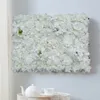 40 * 60 cm branco Artificial rose hydrangea Flor Parede Decoração de Casamento Decoração rosa grinalda Pilar Estrada Estrada de Chumbo Flor De Seda Rosa