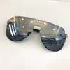 Hurtownie Okulary przeciwsłoneczne Bezbarwne ramki Połączenie Obiektyw UV400 Mężczyźni Kobiety Designer Coating Merror obiektyw Steampunk Styl Letni Comw z Case
