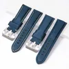 22mm 24mm 26mm Hohe Qualität Nylon Stoff Blau Schwarz Leinwand Armbands für Pamerai Uhrenband Band Herren Armbanduhr Armband