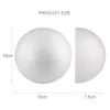 10 / 15cm vit modellering halv polystyren styrofoam skumboll sfärer för DIY hantverk levererar halv skumbollar fest dekor
