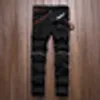 Голеностопного Zipper мужские джинсы Тонкий прямой Проблемные Hole рваные джинсы Мужчины Черный Белый Красный Тощий Jogger Брюки Мужской конструктор для брюк