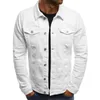 Herenjassen Vintage Effen Kleur Denim Cowboy Shirts Mannelijke Vrouwelijke Winter Dunne Jas Casual Jas B500607