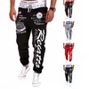 Pantalones Baggy Mens Letter Printing Baggy Harem Cool Pantalones largos Joggers Wear Cordón Plus Tamaño M-3XL