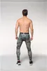 طباعة ثلاثية الأبعاد سراويل التمويه المموهة الرجال اللياقة البدنية رجال الركض السراويل بنطلون الذك
