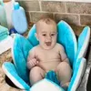 Newborn Baby Bathtub Foldable Blooming Flower Bath Tub for Baby Blooming Sink Bath For Baby Play Bath Cushion mat5727863