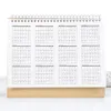 2019 planificador semanal grabable lista mensual Plan calendario diario escritorio oficina creativa soporte blanco Simple 18,5*21 cm calendario 0645-1