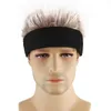 Fake Hair Wig Sun Catch pour hommes et femmes drôle de capuche hip hop cool courte courte melon couleur solide couleur crâne