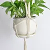 Macrame Plant Mand Bloempotten Houder Katoen Touw Geknoopt Succulent Moderne Plant Plantenbakken Muur Boho Home Decor Tuingereedschap