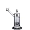 Mobius Glass Bong 스모킹 파이프 Hookahs 스테레오 매트릭스 퍼크 18 mm 조인트 Heady Recycler Glass Dab Rigs Chicha