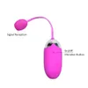 Bluetooth USB laddningsbar trådlös app fjärrkontroll Jump Egg Vibratorer Silikon Vibrerande äggvibrator Sexleksaker för kvinna Y19126735540