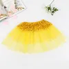 10 colori per ragazze per bambini festa con paillettes bling gonne da principessa per bambini ragazza lucentezza tulle balletto dancewear gonna da ballo per torta corta per bambini