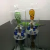 Four-claw filter kettle under super-large upper Skull Glass Bongs Glass Smoking Pipe Water Pipes Oil Rig Glass Bowls Oil Burner