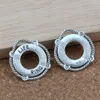 100 Stukslot Antiek zilver LEVEN RING Charm Hangers Voor Sieraden Maken Armband Ketting DIY Accessoires 218x235mm A4189862192