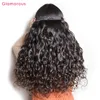 Glamorous capelli umani brasiliani bagnati e ondulati 1 pezzo peruviano indiano malese capelli vergini onda d'acqua 100 g / pz 8-34 pollici estensioni dei capelli a buon mercato