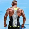 Mężczyźni Kulturystyka Tank Top Gyms Fitness Bez Rękawów Koszula 2019 Nowy Mężczyzna Bawełniany Trening CrossFit Brand Clothing Casual Singlet Kamizelka