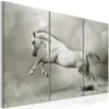 white horse canvas painting