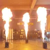 Hiszpania Stock 2pc/działka płomień maszyny oświetlenie spray 2-4m DMX Flame Genius Safety Channel Fire Projector na imprezę klubów nocnych DJ