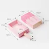 20st / 50pcs / 100pcs 3d falska ögonfransar Förpackning DIY Glass Tomt Lash Case Paper Eyelash Box Lash Extension Box