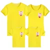 Familie bijpassende Tees Zomer Muis Gedrukt Familie Kijk Daddy Mommy Kids Katoenen T-shirt Ronde hals Mama en Me Tshirt