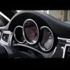 Bil Styling Dashboard Dekorativ Ljusremsa Skyddsram Klistermärke för Porsche Macan Cayman Boxster Panamera Cayenne Auto Tillbehör