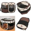 Chenils extérieurs portables clôtures chat chien tente maisons pour chiens pliable intérieur chiot chats Cage pour animaux de compagnie salle de livraison clôture octogonale