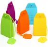 Novelty Bag Shaped Tea Infuser Populärväska Silikon Tea Silter Herbal Spice Filter Diffuser Kök Hem Bantning Tea Infusers