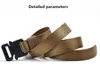 2.5Cm mode enfants ceintures enfants étudiants en plein air militaire formation ceintures en nylon toile ceintures tactiques enfants ceintures de performance