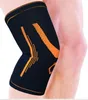 Jacquard Knitting Nylon Kneepadスポーツ暖かい保護肘膝パッドサッカーフィットネスバスケットボールスポーツサッカートレーニング膝パッド