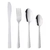 4-teiliges Set aus Edelstahl, Geschirr, Besteck, Messer, Gabel, Löffel-Sets für Zuhause, Küche, Restaurant, Bar, 8 Farben