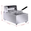 Lage Prijs Roestvrijstalen Friture Electric Deep Fat Fryer Chicken Aardappel Chips Diepe Fying Machine Friture Pan Grill