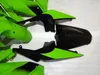 Anpassad injektion ABS FAIRING KIT FÖR KAWASAKI NINJA 250R 2008-2014 År ZX250R ZX 250 08 09 10-14 EX250 Svart Gröna Vit Fairings Bodyworks