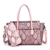 Pink sugao designer handbags purses women shoulder messenger bags 2019 new style tote bags handbags 2pcs set crossbody bags pu lea242F