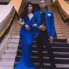 High Quality Brand New Royal Blue Wedding Groom Tuxedos Notched Lapel Bridegroom Two Pieces (Blazer+Pant) Business Suits