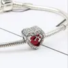 Convient aux bracelets Pandora 30pcs mère bébé cristalémail argent charmes perle perles de charme pour la vente en gros bricolage collier sterling européen bijoux