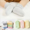 Thick Toddler Socks Baby Socks Anti Slip Infant Floor Socks Solid Newborn Sneaker Footsocks Boys Girl Footwear Baby Clothing 6 Colors C6411