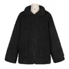 ファッション - 冬の女性のファックスの毛皮の色の色のジャケットふわふわテディベアフリースジッパーポケット長袖毛皮のようなコートカジュアルストリートウェア