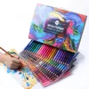 48 72 120 150 180 couleurs solubilité dans l'eau artiste crayons de couleur ensemble pour dessin croquis livres de coloriage école Art Supplie315i