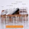 48 X 100ML(3.4OZ) PET Plastic Clear Jar Container Stockage Cosmétique Huile Crème Alimentaire Aluminium/PP Couvercle