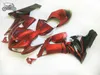 Kostenloses kundenspezifisches Motorradverkleidungsset für Kawasaki Ninja 2005 2006 ZX6R ZX636 ZX 6R 05 06 ZX-6R, rote Aftermarket-Karosserieverkleidungssets TV7