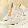 white heels escarpins sexy hauts talons elegant shoes for woman summer high heels party shoes for women chaussure femme calzado mujer talon