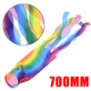 5 Pcs set Whole Outdoor Wind Sock Flags Reel Colorful Rainbow Sleeve Cone Test 70cm Festivals Caravan Camping Decor Windsock234b