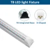LED GROW Light Full Spectrum High Output Länkbar Design T8 Integrerade Bulbfixture -växtbelysning för inomhusväxter2ft8ft V 5985010