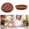 Kalp Yuvarlak Pastalar Çikolatalı Brownie Mousse Pişirme Kalıpları BakewareT2I5728 için pasta süsleme Kalıp 3D Silikon Kalıplar Pişirme Araçları