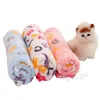 Pata Imprimir Pet Cobertor Canis Cães Cachorrinho Cachorro Cães Sleep Mat Inverno Macio Macio Macio Coral Fleece Cão Cat Coberturas Animais de Estimação DBC BH2860