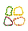 Children Wacky Tracks Snap and Click Fidget Toys DIY Kids Autism Snake Puzzles Classic Sensory Educational Decompression Toy 3 color