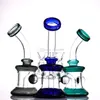 6.7" Glass Water Pipes Colorful Bongs Heady Mini Pipe Dab Rigs Small Bubbler Beaker Bong oil rig