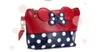 Ny Mickey Butterfly-Knot Put-on Cosmetic Bag Handväska Härlig Mickey Handväska Kosmetisk Vattentät Väska Damm Tvättrabletravel Kosmetisk Väska DHL