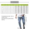 Jeans skinny homens calças jeans de streetwear calca masculina jeans rasgada para homens destruídos rasgados slim fit hole calça masculino