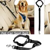 Bande de fixation pour chat, ceinture de sécurité pour voiture et animal de compagnie, corde réglable pour marche et chien, voyage en toute sécurité, ceinture pour animaux de compagnie